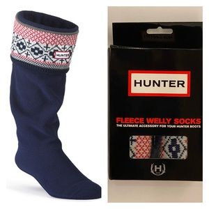 Hunter Fleece Welly Socks M/L